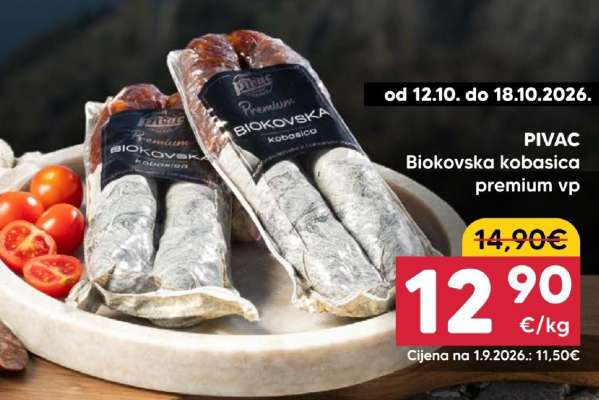 PIVAC Biokovska kobasica premium vp