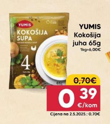 YUMIS Kokošija juha 65g