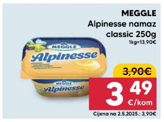 MEGGLE Alpinésse namaz classic 250g