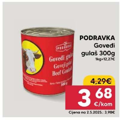 PODRAVKA Goveđi gulaš 300g