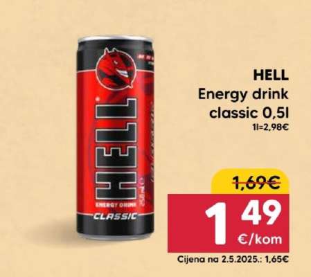 HELL Energy drink classic 0,5l