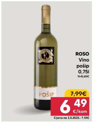 ROSO Vino Pošip 0,75l