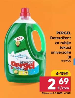 PERGEL Deterdžent za rublje