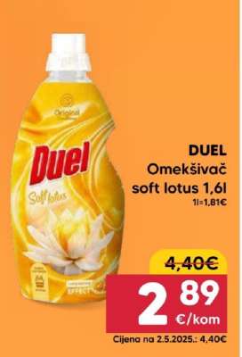 DUEL Omekšivač soft lotus 1,6l