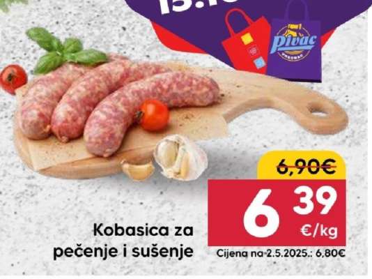 Kobasica za pečenje i sušenje