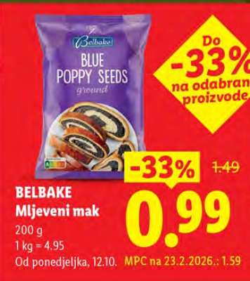 Belbake Mljeveni mak