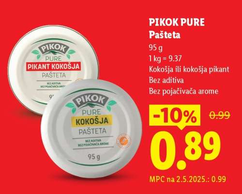 Pikok pure Pašteta