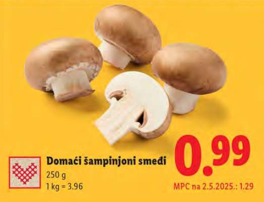 Domaći šampinjoni smeđi