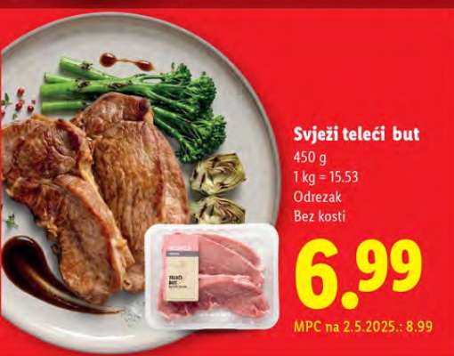 Svježi teleći but