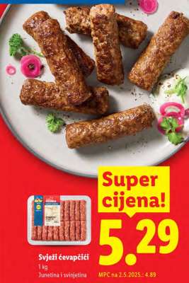 Svježi čevapčičí