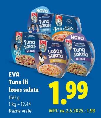 EVA Tuna ili losos salata