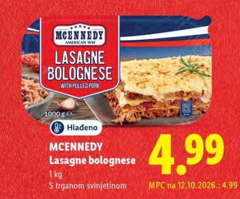 MCENNEDY Lasagne bolognese