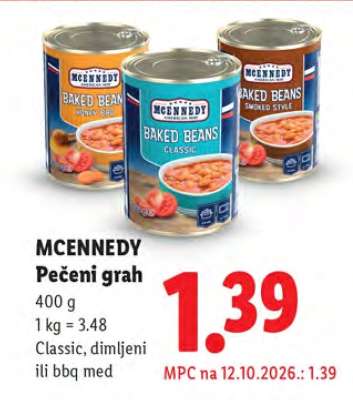 MCENNEDY Pečeni grah