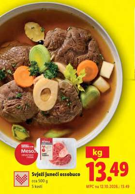 Svježi juneći ossobuco