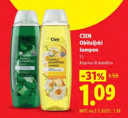 Cien Obiteljski šampon