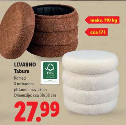 LIVARNO Tabure