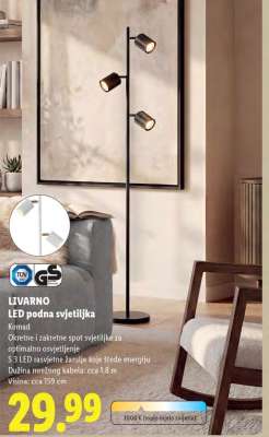LIVARNO LED podna svjetiljka