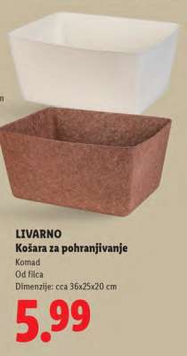 Košara za pohranjivanje