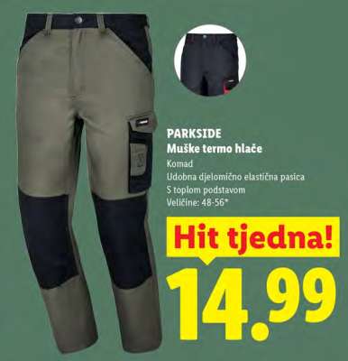 Muške termo hlače