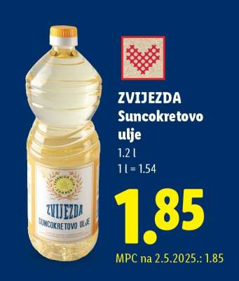 ZVIJEZDA SUNCOKRETOVO ULJE