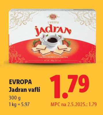 Evropa Jadran vafli