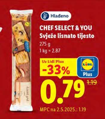 Chef Select & You Svježe lisnato tijesto