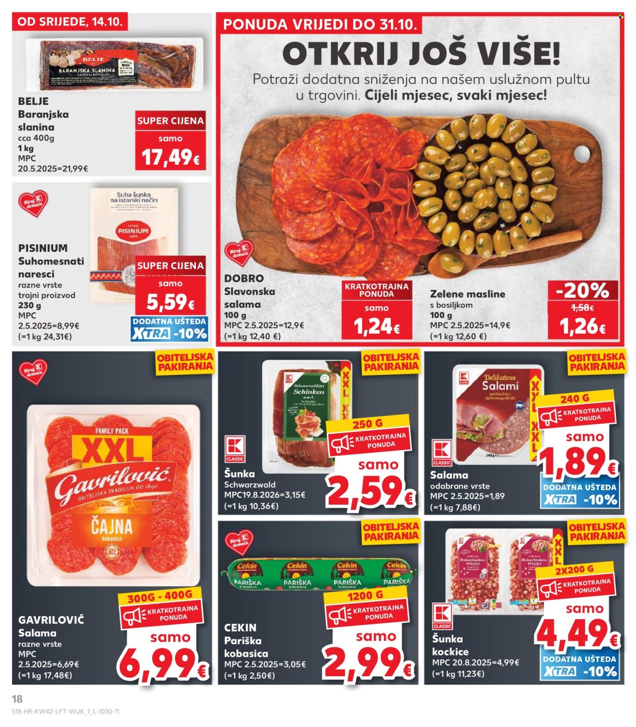Kaufland katalog - 14.10.2026. - 20.10.2026. Stranica 18