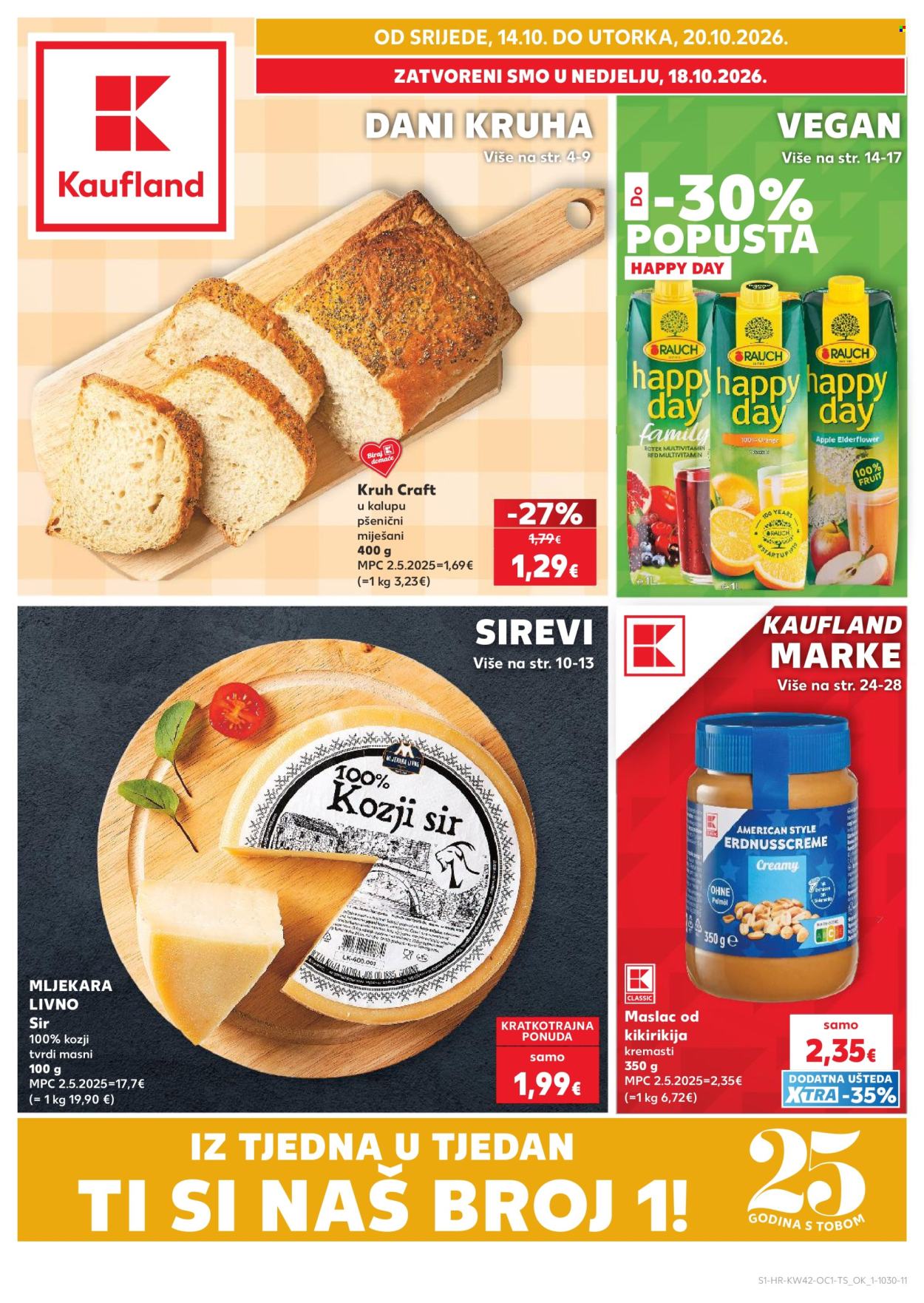 Kaufland katalog - 14.10.2026. - 20.10.2026. Stranica 1
