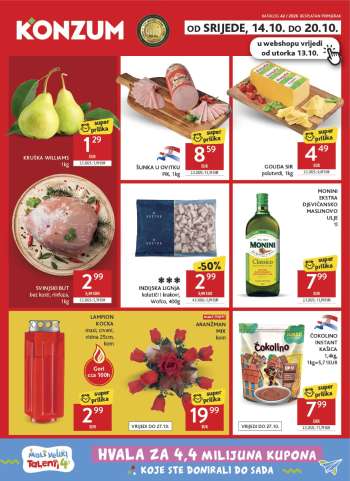Konzum katalog - 14.10.2026. - 20.10.2026.