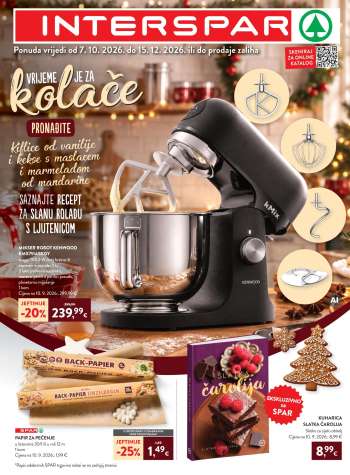 INTERSPAR katalog - 07.10.2026. - 15.12.2026.