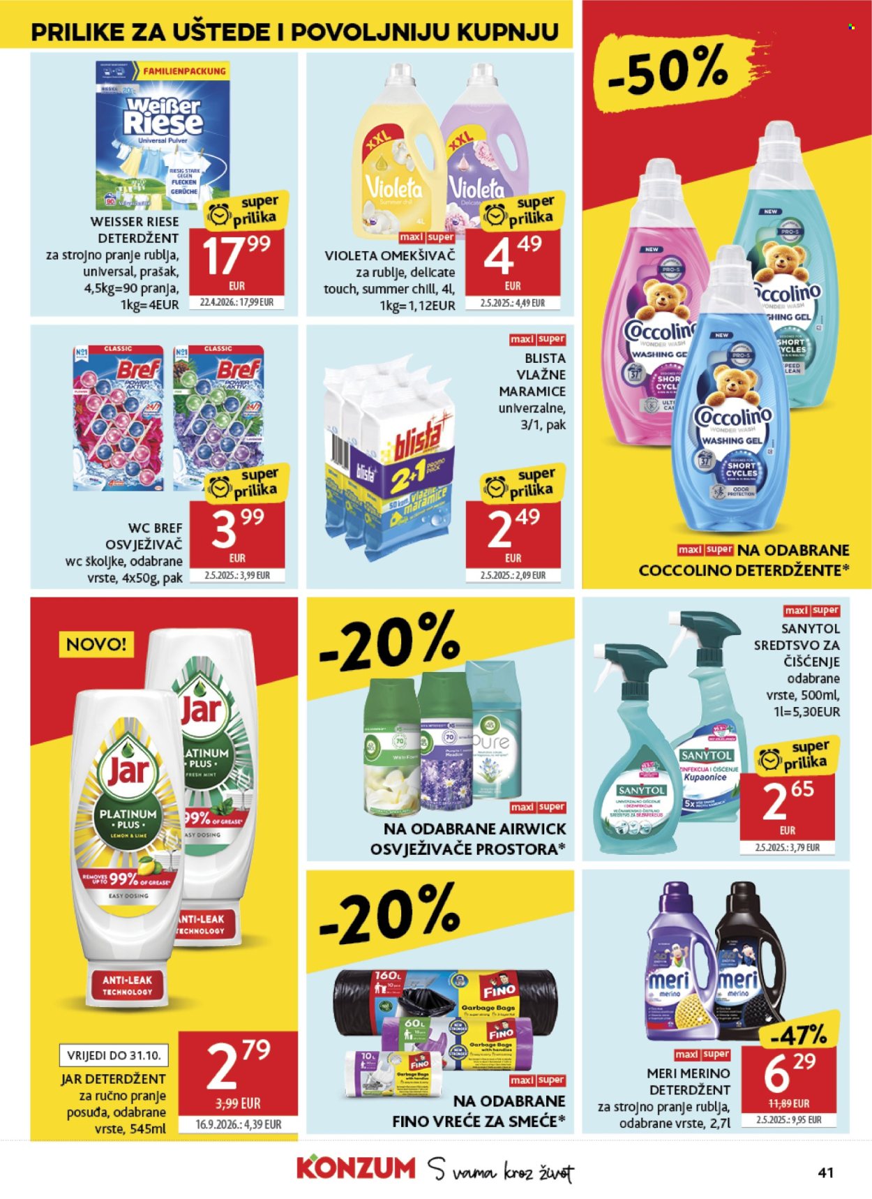 Leták Konzum - 14.10.2026 - 20.10.2026. Strana 41