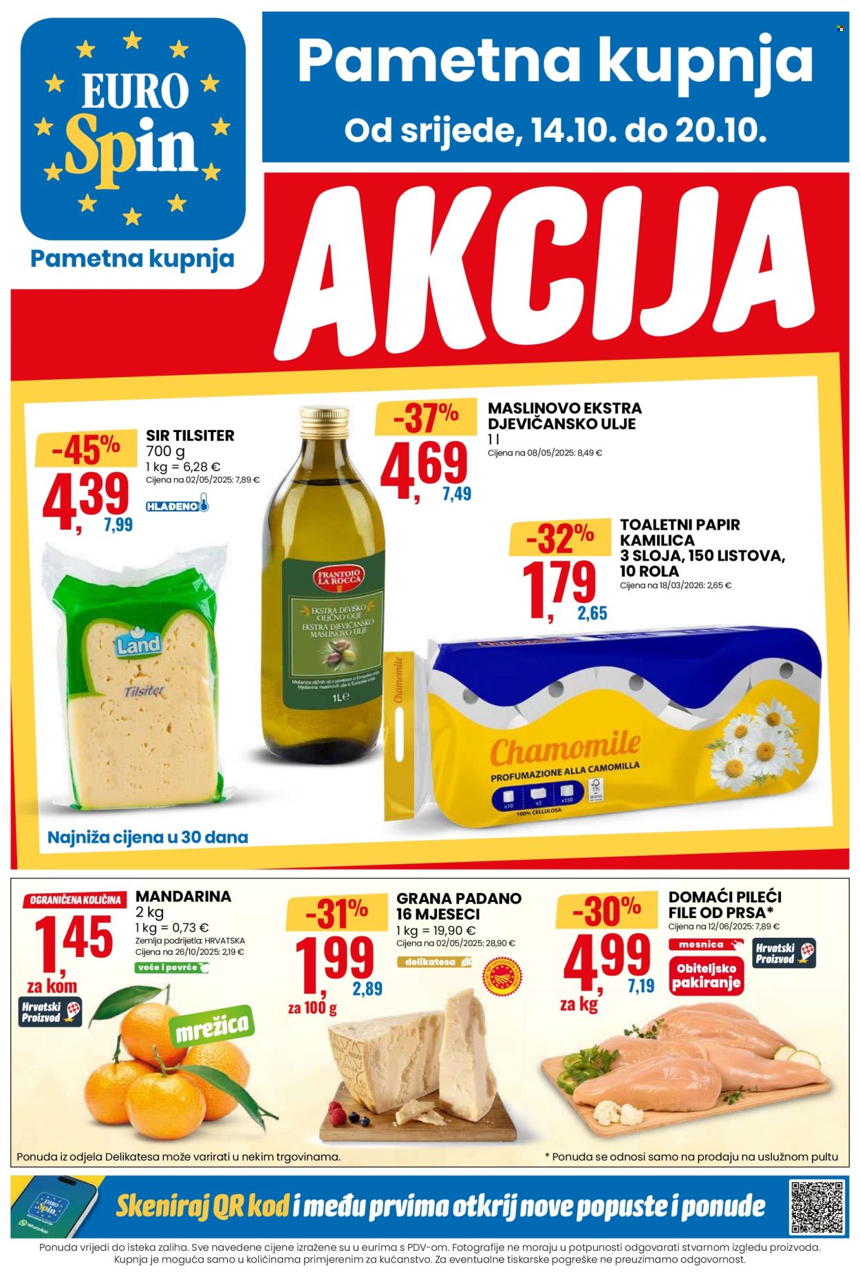 Leták Eurospin - 14.10.2026 - 20.10.2026. Strana 1