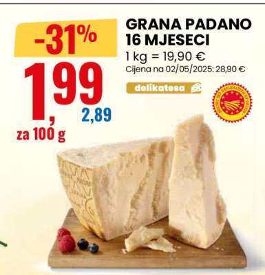 GRANA PADANO 16 MJESECI