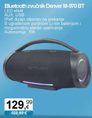 Bluetooth zvučnik Denver M-970 BT