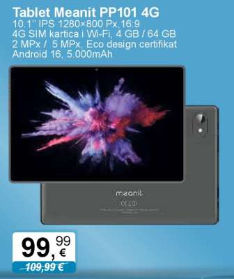 Tablet Meanit PP101 4G