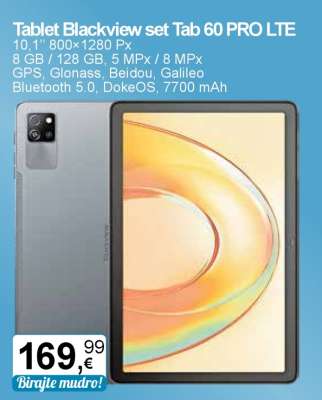 Tablet Blackview set Tab 60 PRO LTE