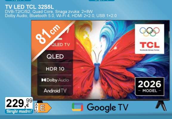 TV LED TCL 32S5L