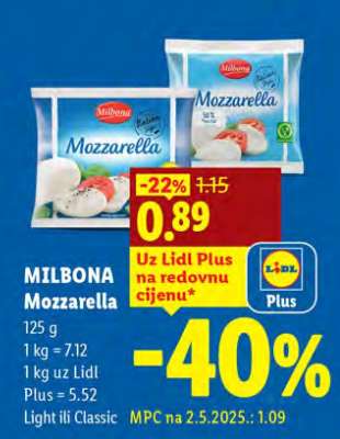 Milbona Mozzarella