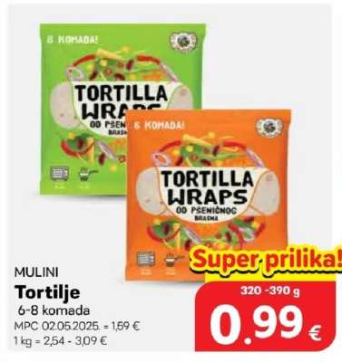 MULINI Tortilje