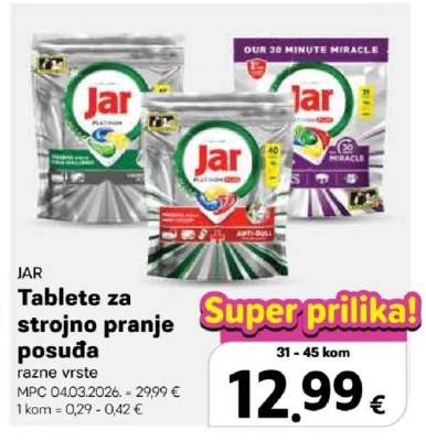 Tablete za strojno pranje posuđa