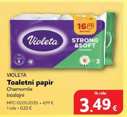 VIOLETA TOALETNI PAPIR
