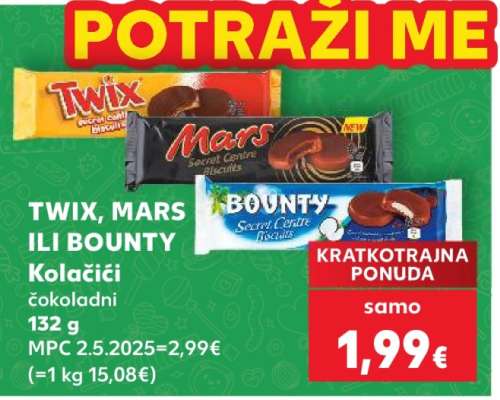 TWIX, MARS ILI BOUNTY