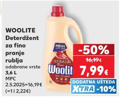 WOOLITE Deterdžent za fino pranje rublja