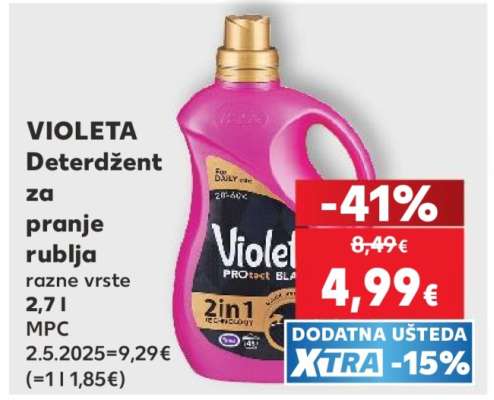 VIOLETA Deterdžent za pranje rublja