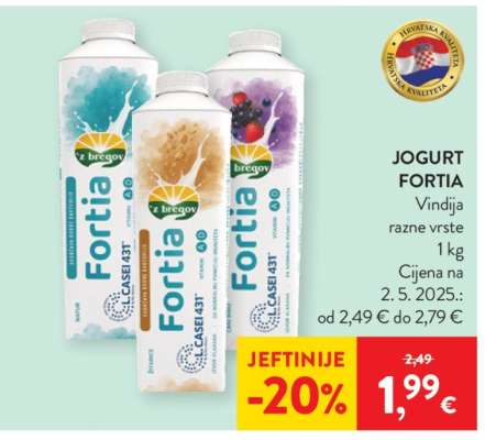Jogurt Fortia