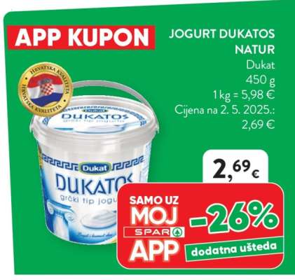 Jogurt Dukatos natur