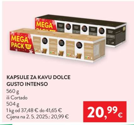 KAPSULE ZA KAVU DOLCE GUSTO INTENSO