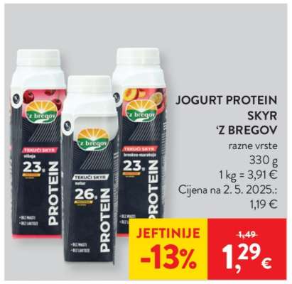 Jogurt Protein Skyr ‘z bregov
