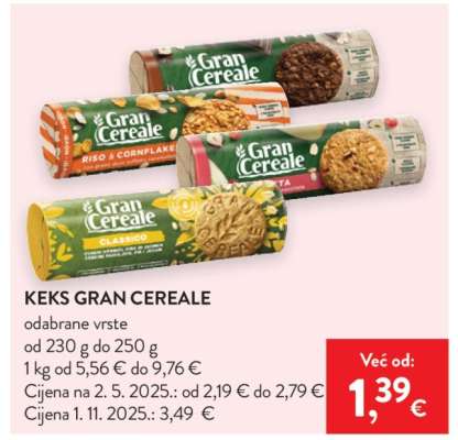 Keks Gran Cereale