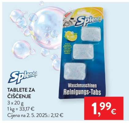 Splend TABLETE ZA ČIŠĆENJE